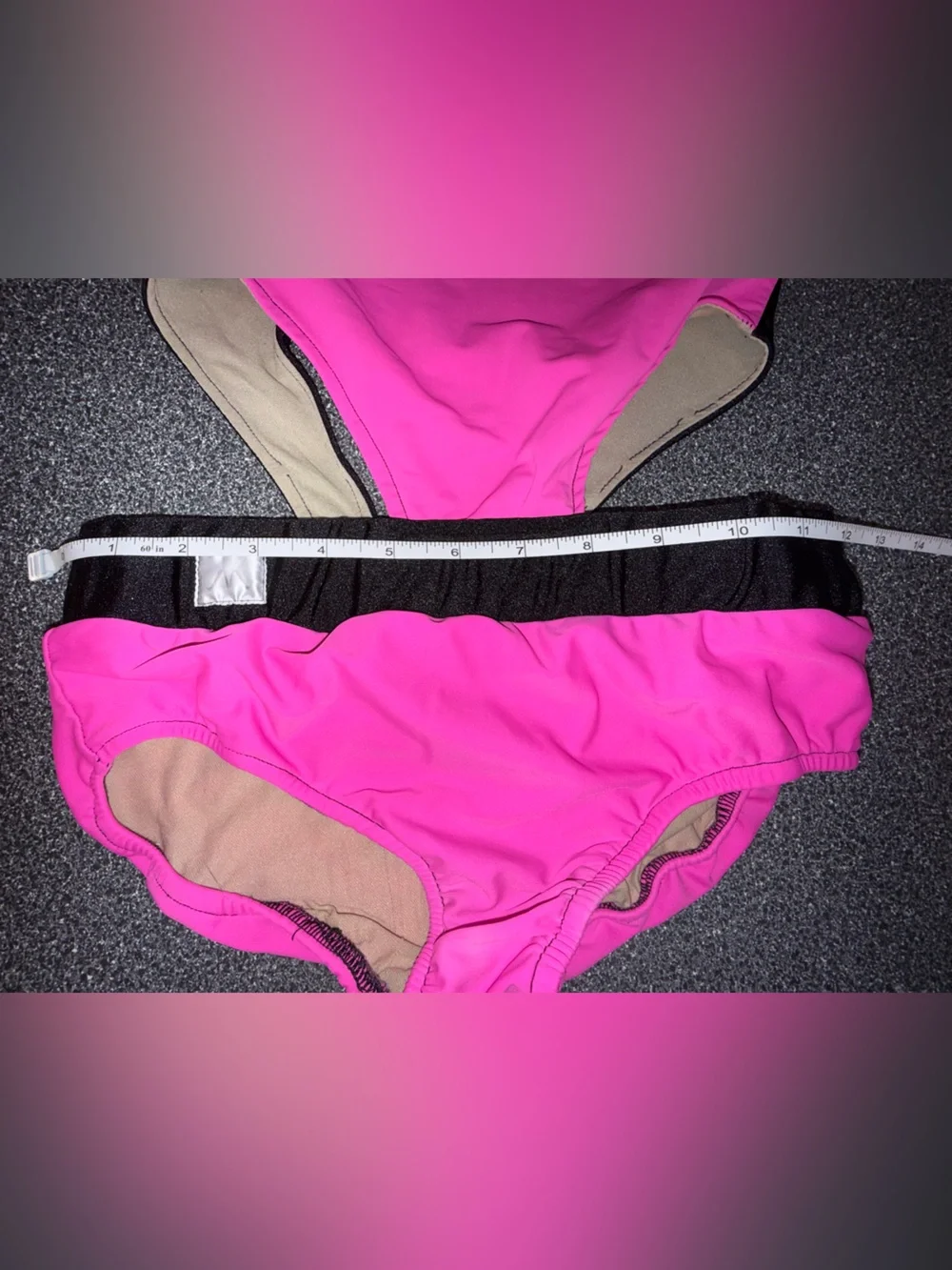 Kandi Kouture Hot Pink One Piece Dance Leotard Size Child Medium